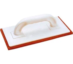 Kunststoff-Reibebrett - Roter Belag 9 Mm - 140 X 280 Mm