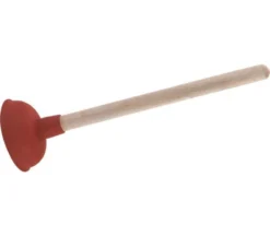 Abflussreiniger Mit Holzstiel