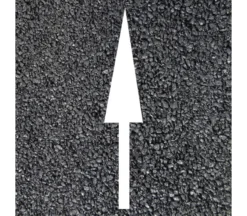 BORNIT Geradeauspfeil, Weiß