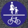 BORNIT Verkehrszeichen VZ 240 Gemeinsamer Geh- U. Radweg -Bauchemikalien Geschäft bornit fahrbahnmarkierung vz 240