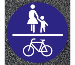 BORNIT Verkehrszeichen VZ 240 Gemeinsamer Geh- U. Radweg
