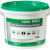 Vdw 860 2K-KeramikfugenMörtel - 4 Kg - Dunkelgrau -Bauchemikalien Geschäft eimer vdw860 1