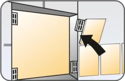 Fliesen-Magnetverschluß, 8-teilig -Bauchemikalien Geschäft fliesenmagnetverschlu flma 03