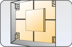 Fliesen-Magnetverschluß, 8-teilig -Bauchemikalien Geschäft fliesenmagnetverschlu flma 05