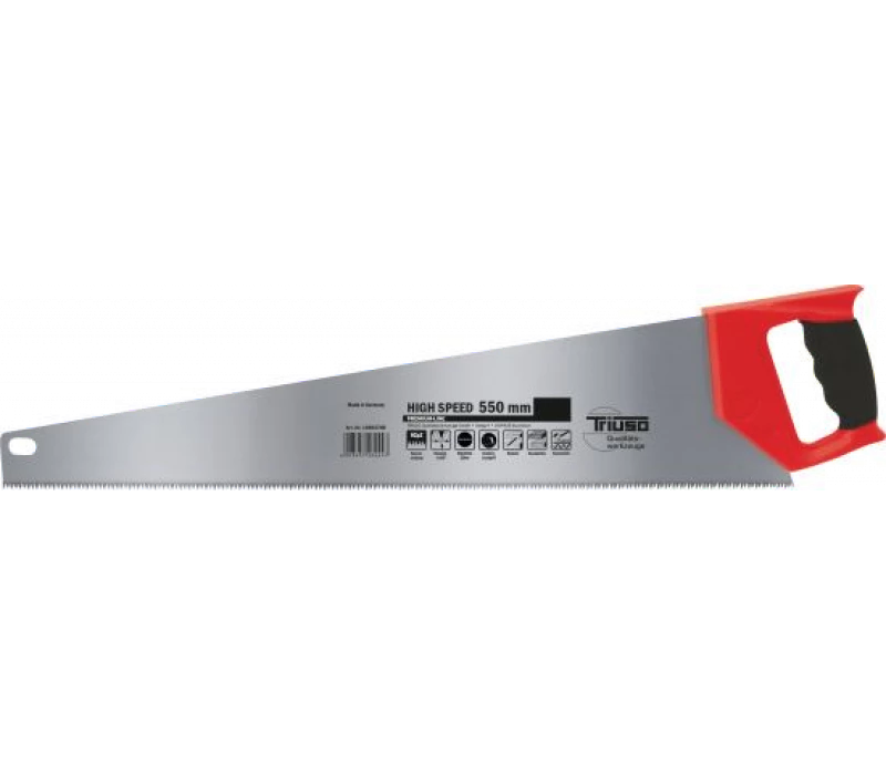 Handsäge 550mm, High Speed Cut, 2K-Griff - Fuchsschwanz 3 Handsäge 550mm, High Speed Cut, 2K-Griff - Fuchsschwanz