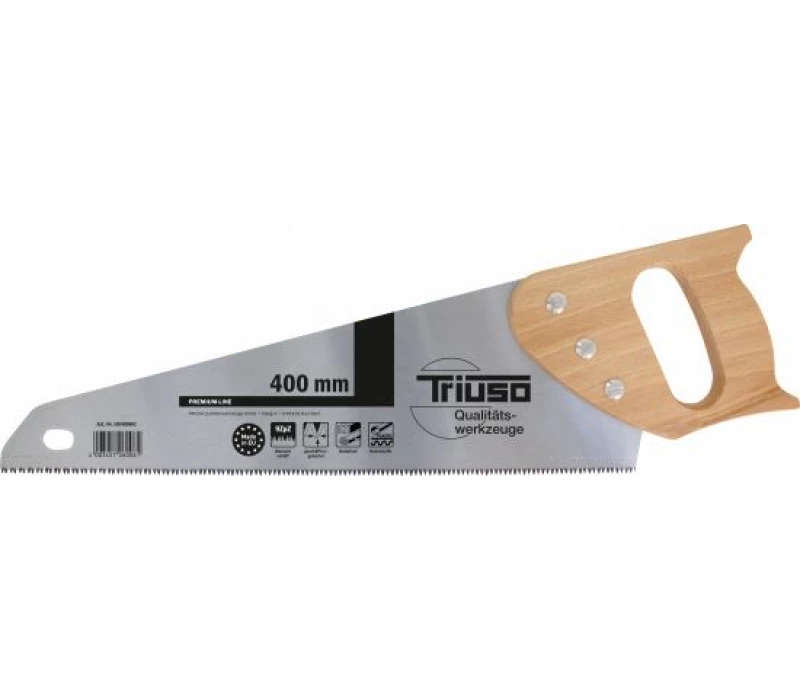Handsäge 400mm, Mit Holzgriff - Fuchsschwanz 3 Handsäge 400mm, Mit Holzgriff - Fuchsschwanz