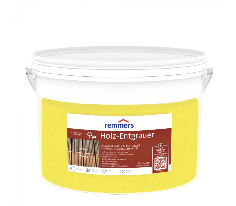 Remmers Holz-Entgrauer (Set) - 2,5 Ltr - Holzpflege 3 Remmers Holz-Entgrauer (Set) - 2,5 Ltr - Holzpflege