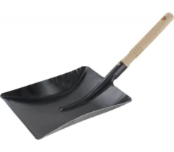 Kehrschaufel, Stahlblech, Schwarz - 220x230mm