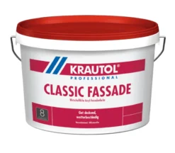 KRAUTOL CLASSIC FASSADE | Acryl-Fassadenfarbe - Weiß