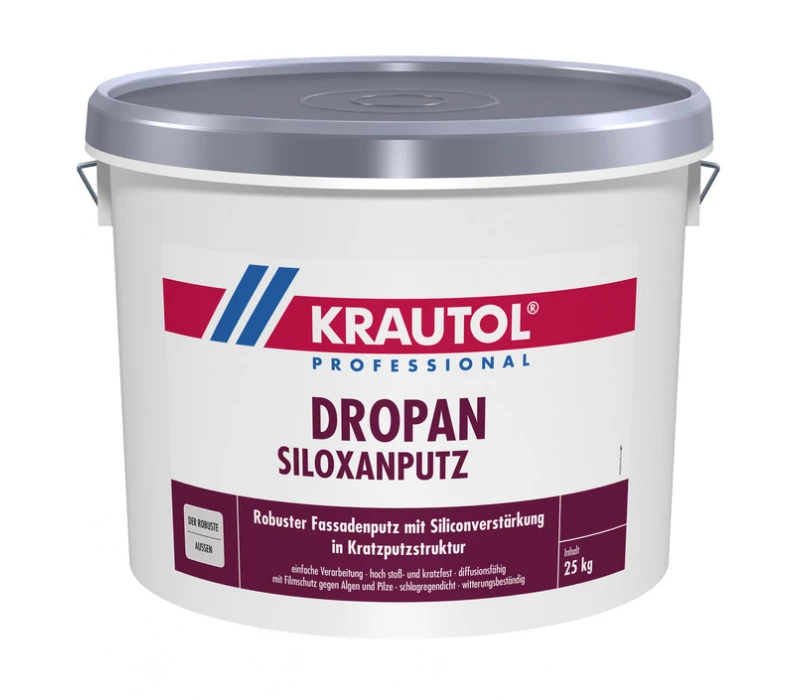 KRAUTOL DROPAN | Siloxanputz - Weiß - 25kg 3 KRAUTOL DROPAN | Siloxanputz - Weiß - 25kg