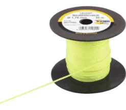 Leucht-Maurerschnur Gelb-fluoreszierend, 1,7mm X 50m