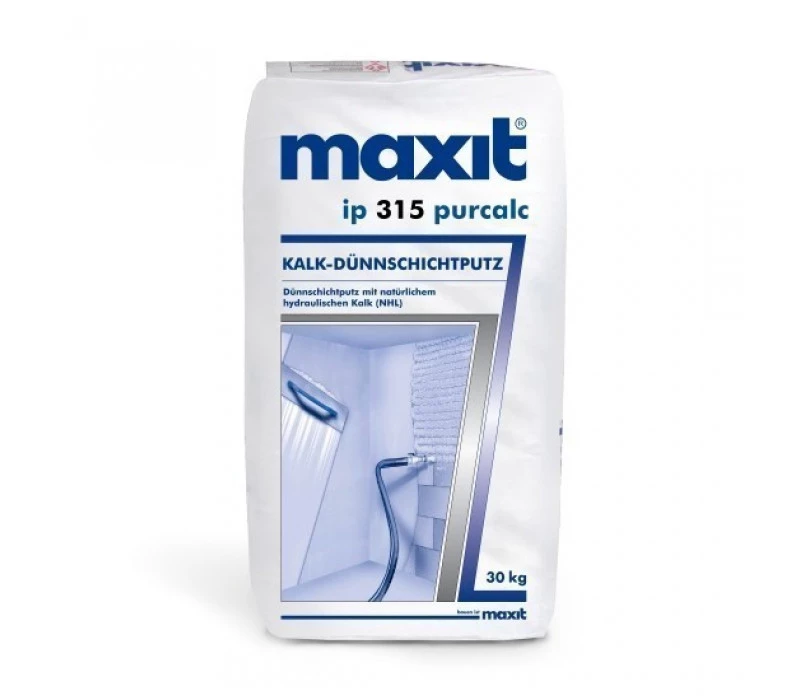 Maxit Ip 315 Purcalc - Kalk-Dünnschichtputz Für Innen - 30kg 3 Maxit Ip 315 Purcalc - Kalk-Dünnschichtputz Für Innen - 30kg