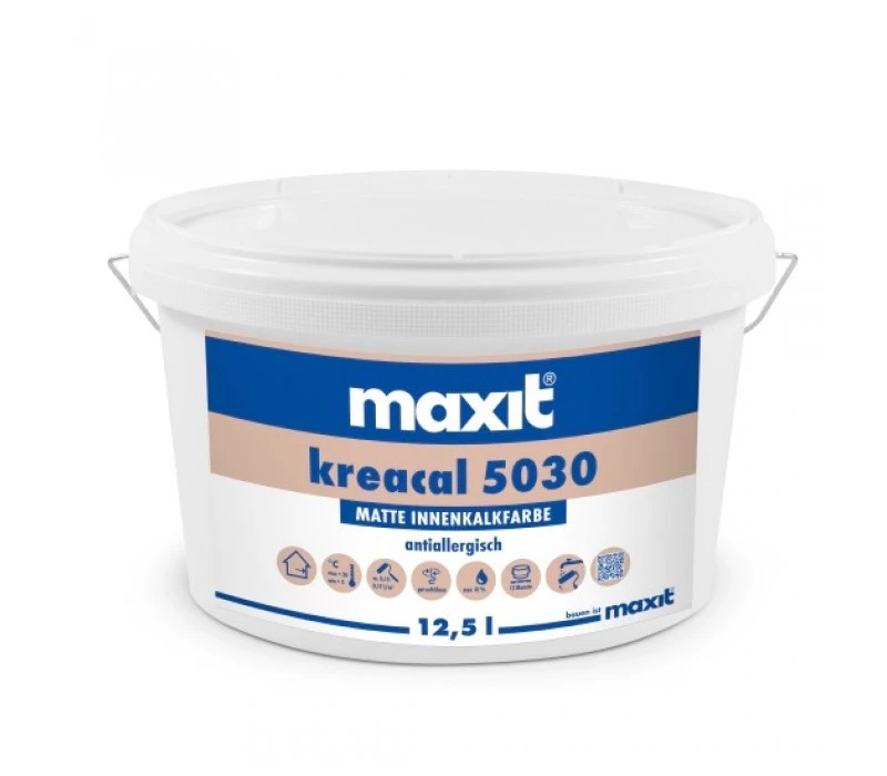 Maxit Kreacal 5030 - Innenkalkfarbe, Weiß - 12,5ltr 3 Maxit Kreacal 5030 - Innenkalkfarbe, Weiß - 12,5ltr