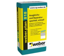 Weber.plan 818, 20kg - Ausgleichs- Und Reparaturspachtel, Schnell