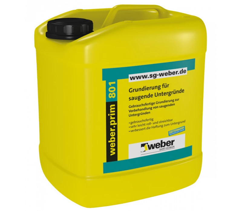 Weber.prim 801 - Grundierung Für Saugende Untergründe 3 Weber.prim 801 - Grundierung Für Saugende Untergründe