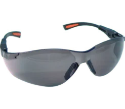 Schutzbrille, Grau Getönt, Bügel Verstellbar, EN166