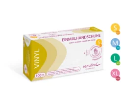 Sensilind Vinyl Einmalhandschuhe Premium Transparent - 100Stück