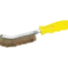 Universal-Handdrahtbürste - Messing, Gelber Griff