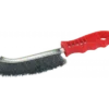 Universal-Handdrahtbürste - Stahl, Roter Griff