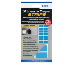 Beko Xtreme Tape STRIPS, Gewebearmiert | 20mm X 40mm | 70 Strips